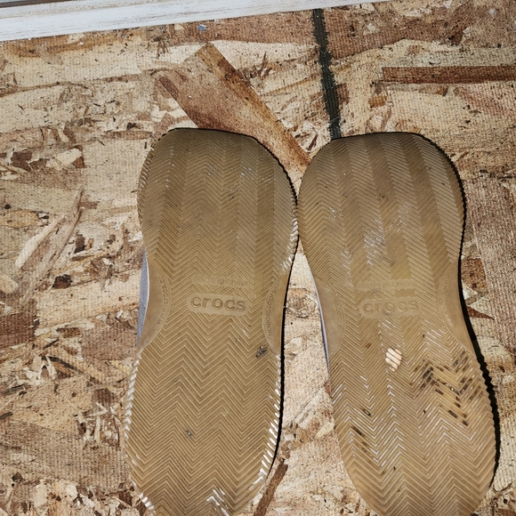 Crocs Womens Retro 14382 Lace Up Low Top Sneaker Shoes (Gray Pink) - SIZE 6.5 - Picture 5 of 7